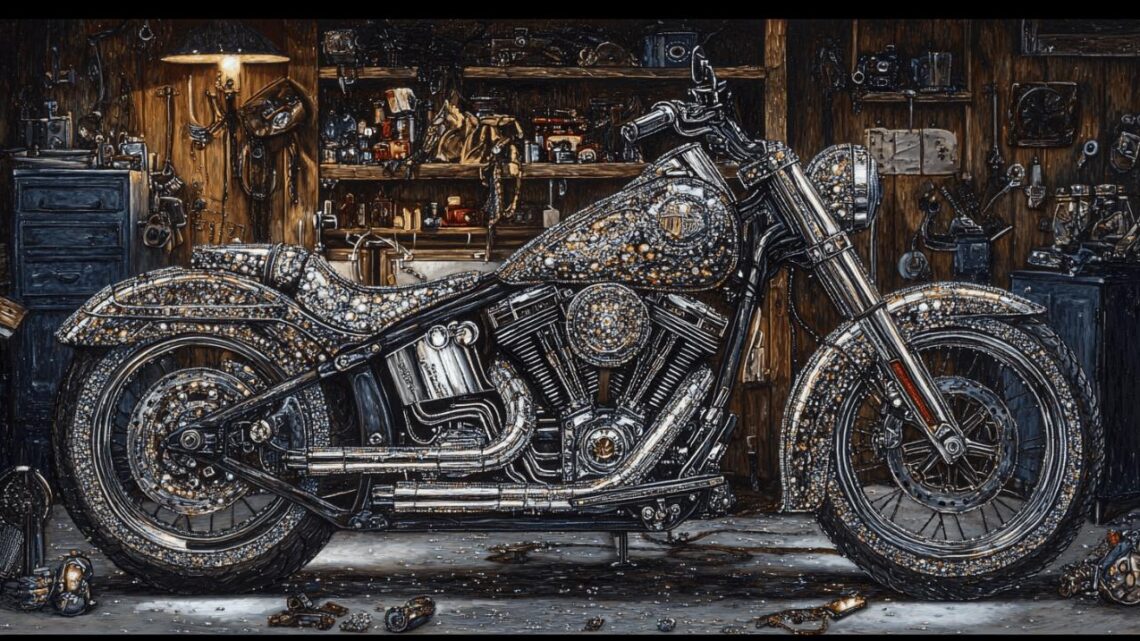 Kit de Broderie Diamant : Creez votre Chef-d’œuvre de Moto en Diamants
