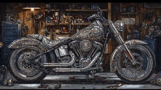 Kit de Broderie Diamant : Creez votre Chef-d’œuvre de Moto en Diamants